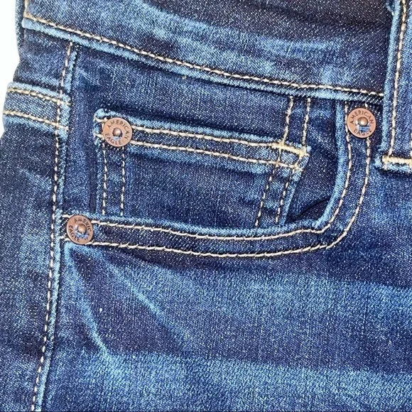 American Eagle Next Level Stretch Hi Rise Shortie Raw Hem Shorts - Picture 10 of 16